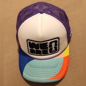 NWOT! FIFA WORLD CUP Colorful Trucker Hat with FIFA Logo
